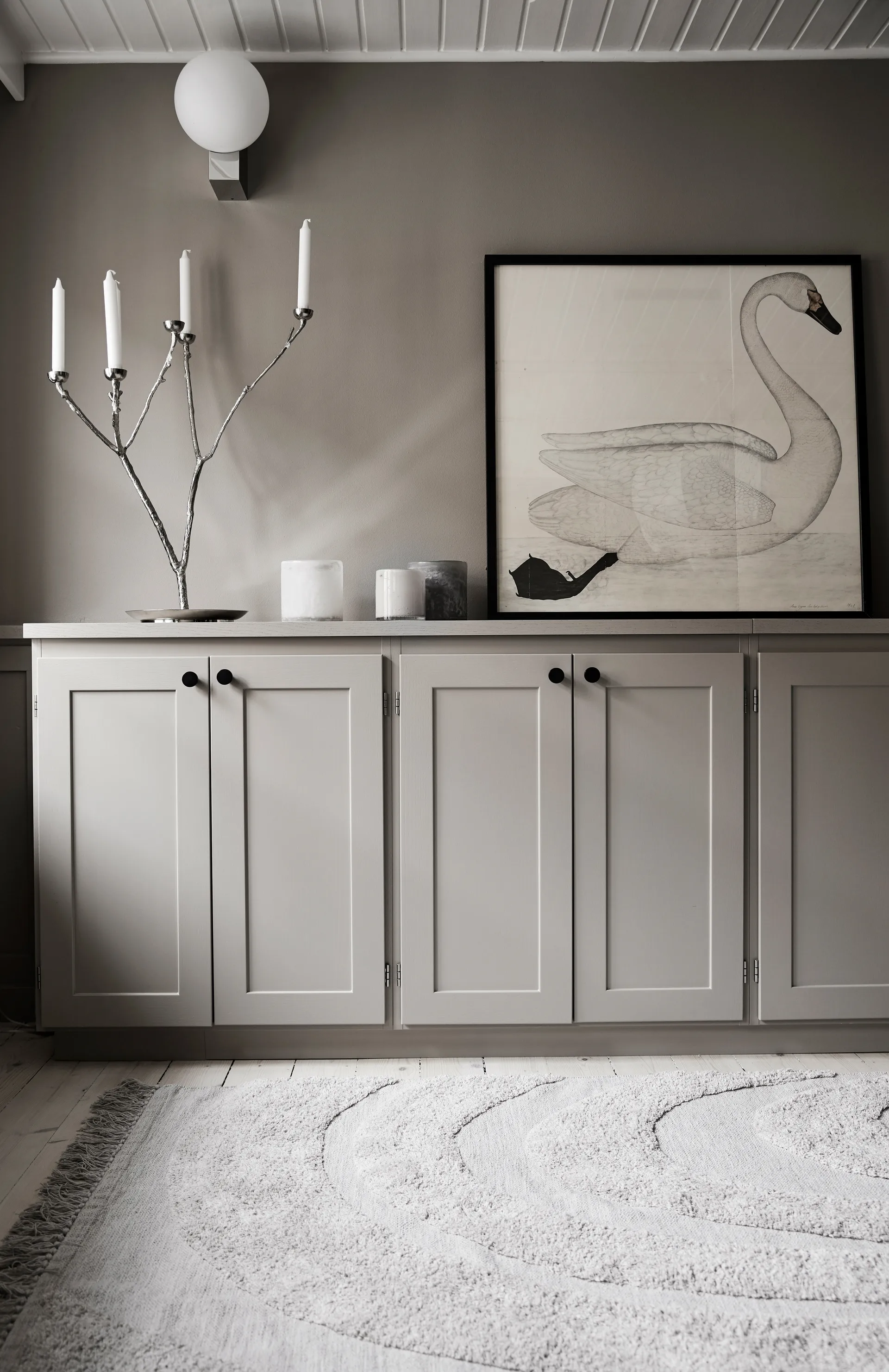 Bungenäs Lampion na świecę Ø12,5 cm, Biały Boel & Jan