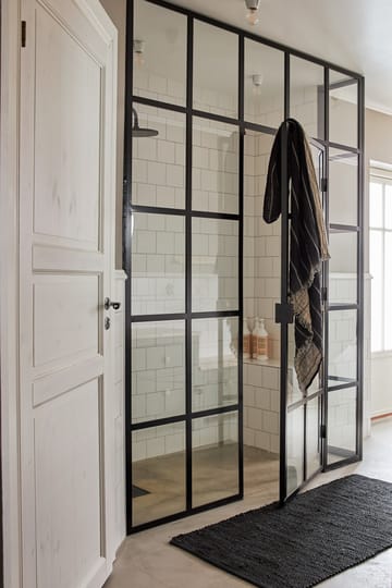 Dywan jutowy Merida czarny - 70x140 cm - Boel & Jan