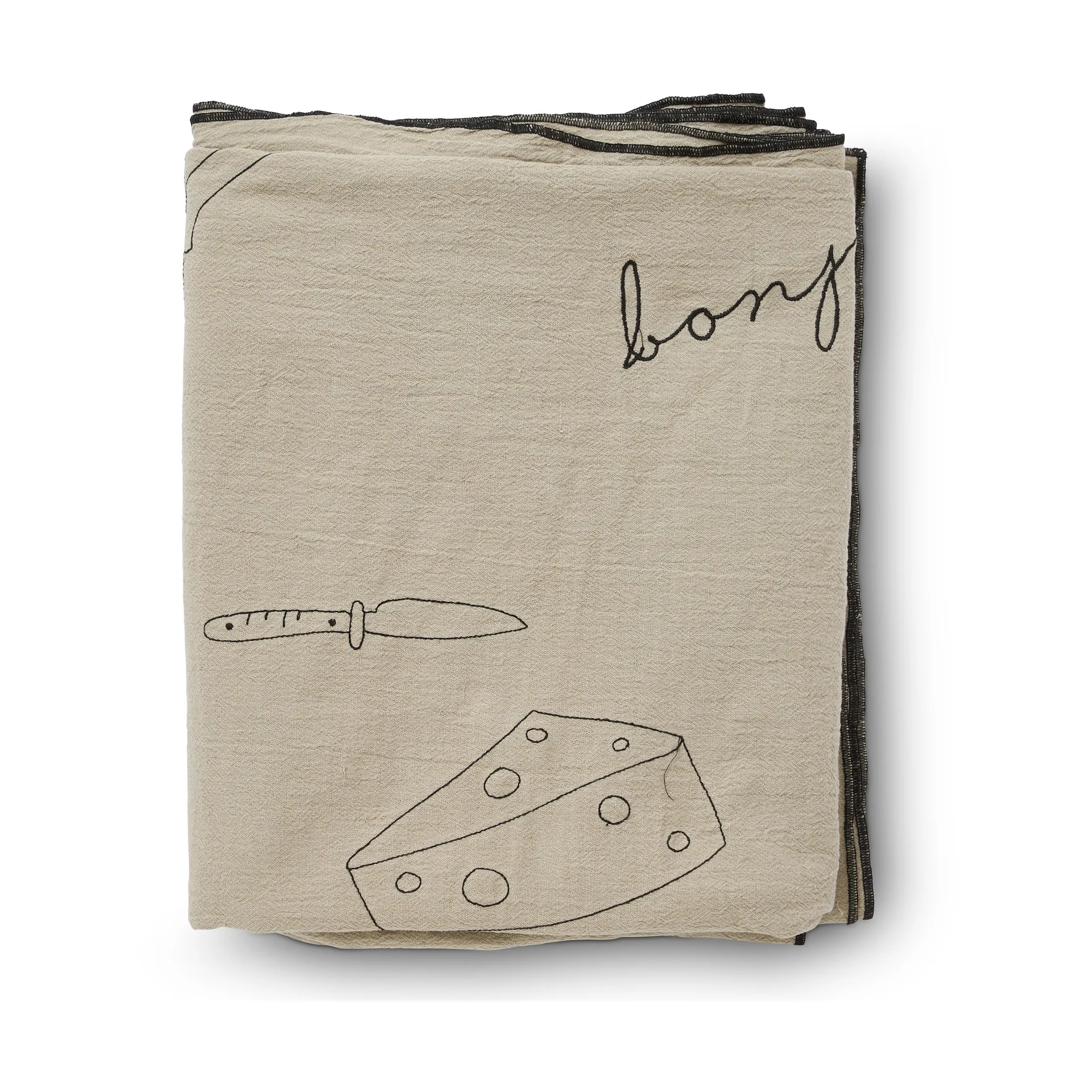 Obrus Bordeaux 150x250 cm, Beżowy Boel & Jan