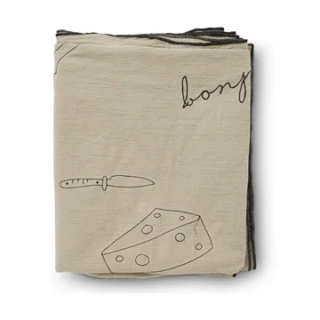 Obrus Bordeaux 150x250 cm - Beżowy - Boel & Jan