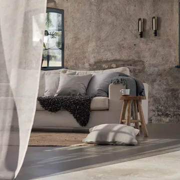 Pled wełniany Walter 120x150 cm - Szary - Boel & Jan