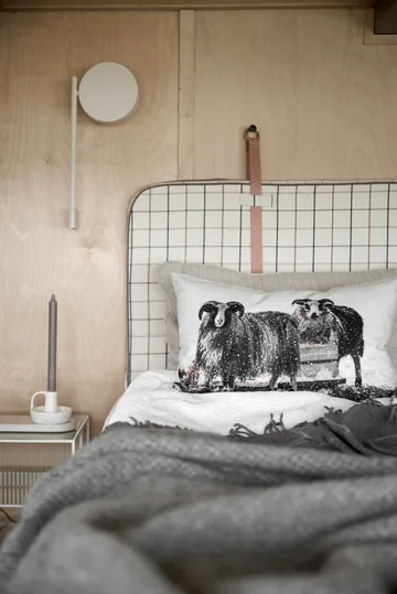 Pled wełniany Walter 120x150 cm - Szary - Boel & Jan