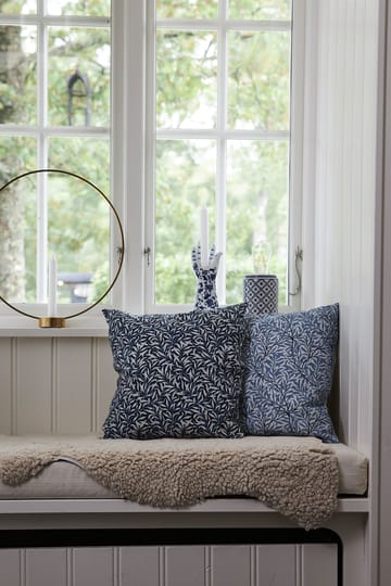 Poszewka na poduszkę Ramas 50x50 cm - Biało-jasnoniebieski - Boel & Jan
