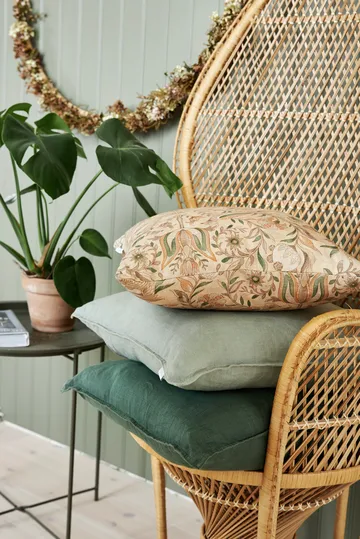 Poszewka na poduszkę Sabina 45x45 cm - Jasnozielony - Boel & Jan