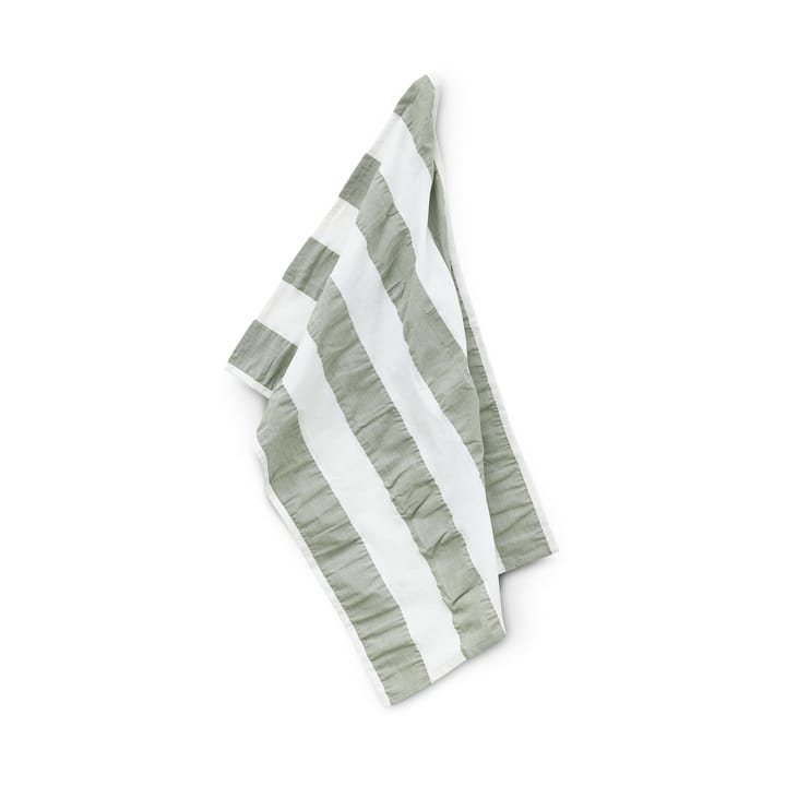 Ręcznik kuchenny Alina 50x70 cm - Zielono-biały - Boel & Jan
