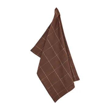 Ręcznik kuchenny bawełniany Lunnevik 50x70 cm - Brązowy - Boel & Jan