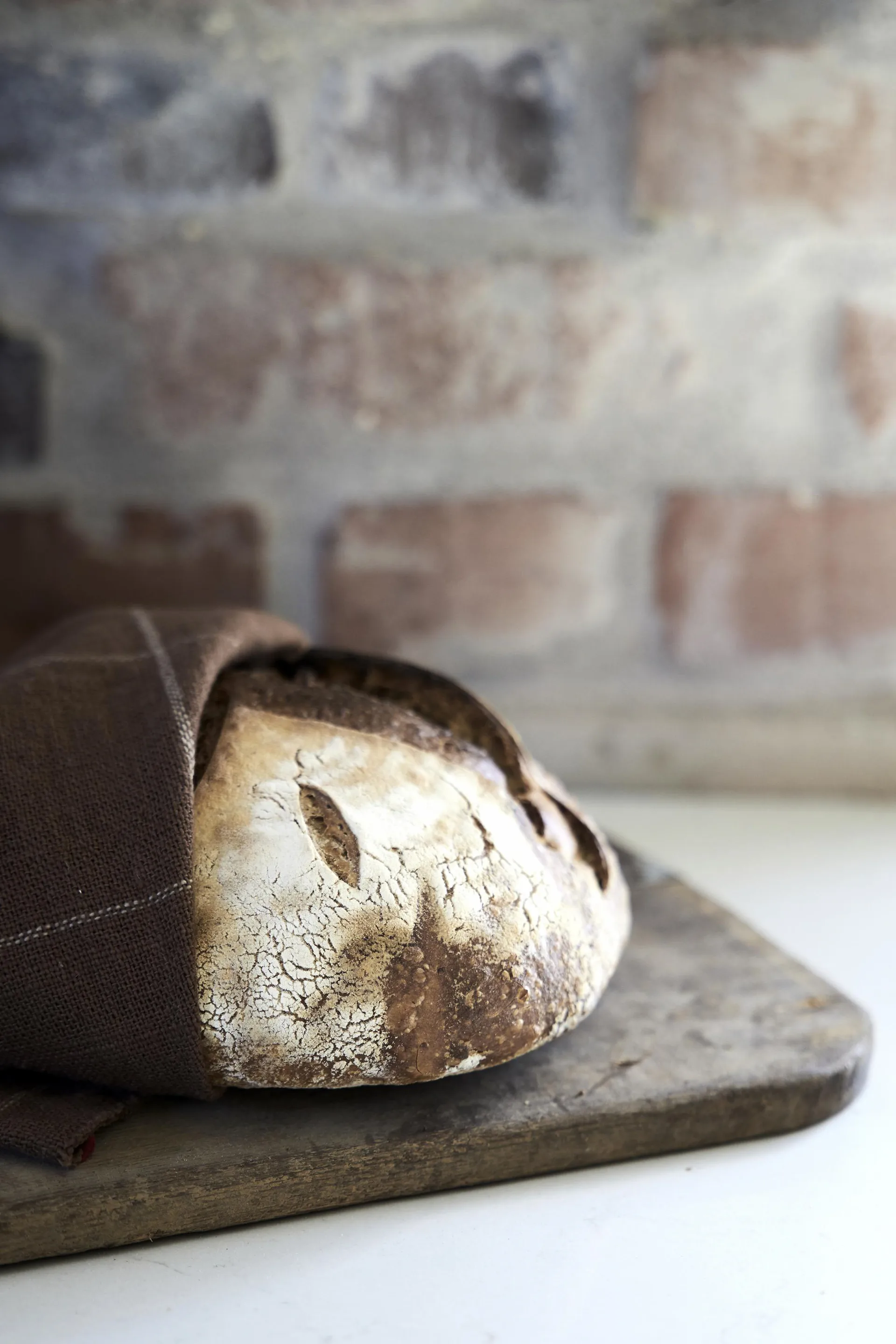 Ręcznik kuchenny bawełniany Lunnevik 50x70 cm, Brązowy Boel & Jan