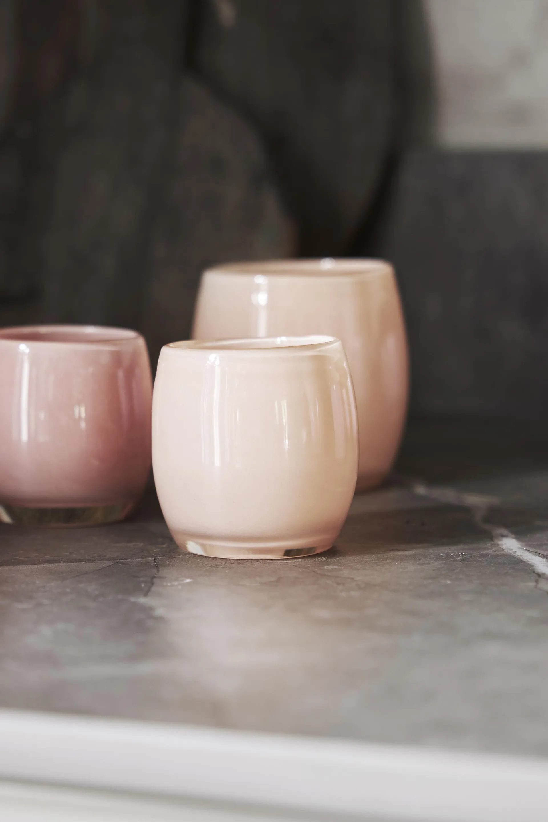 Świecznik Goya Ø10 cm, Różowy Boel & Jan