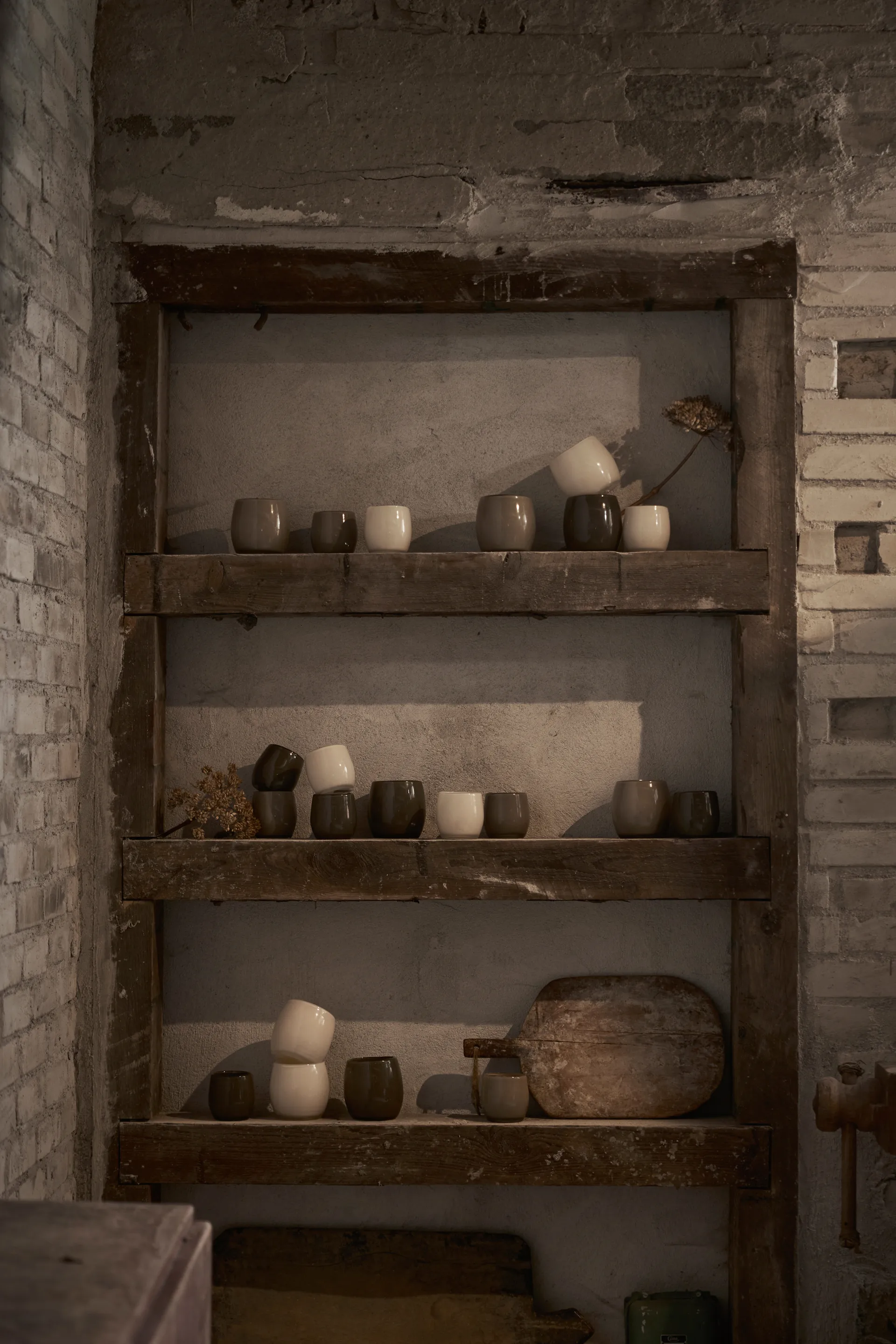 Świecznik Goya Ø8 cm, Biały Boel & Jan