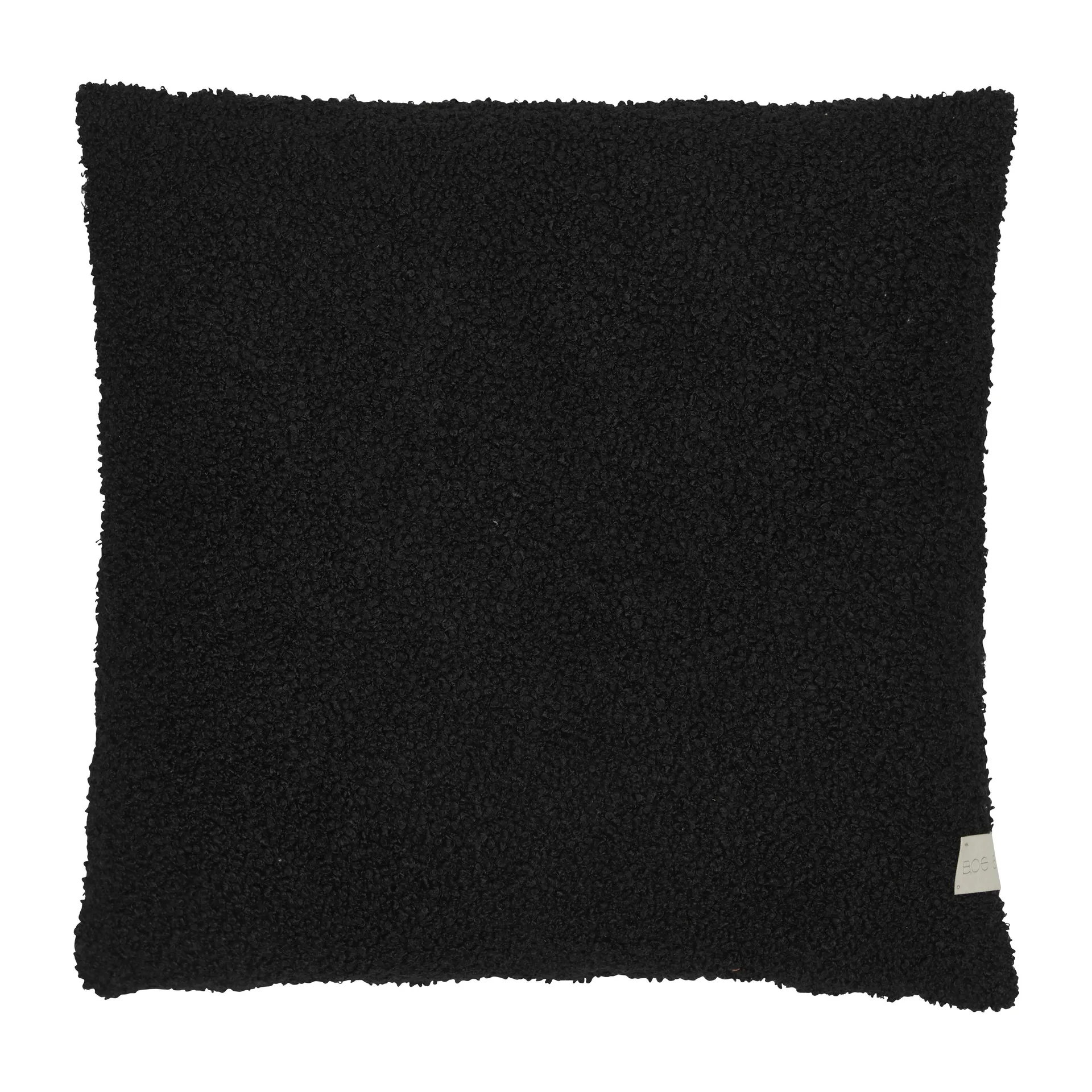 Teddy poszewka na poduszkę 45x45 cm, Czarny Boel & Jan