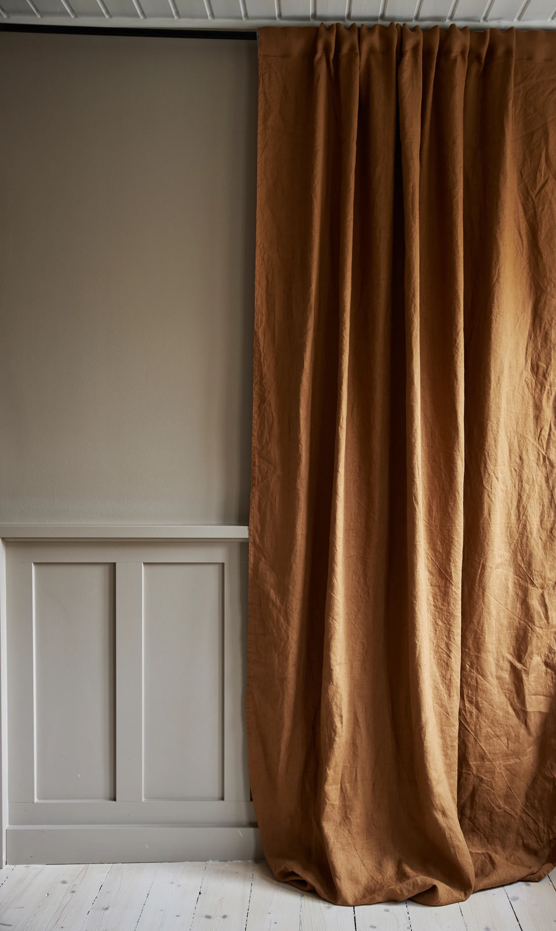 Zasłona Sabina 140x240 cm, Jasnobrązowy Boel & Jan