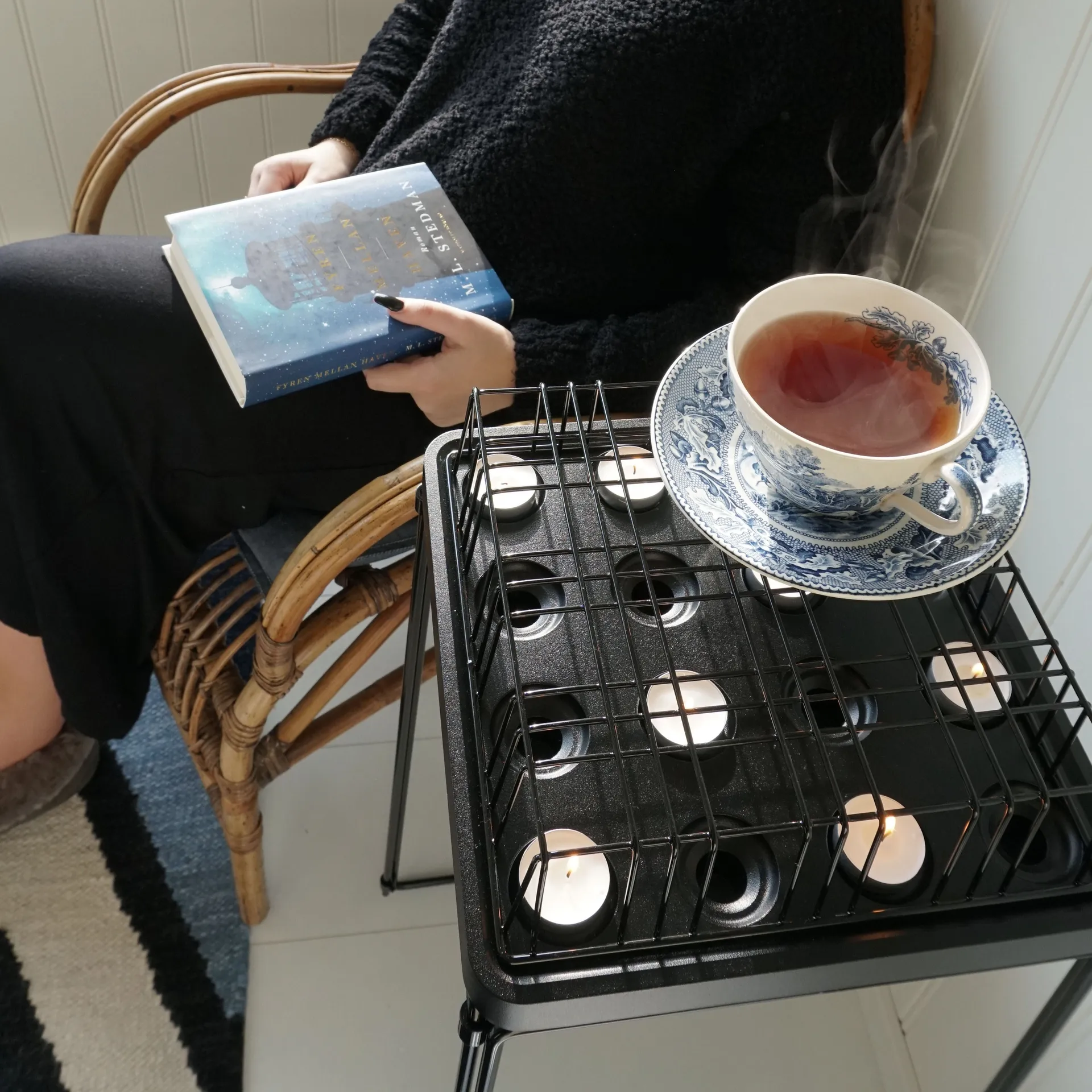 Kratka na świece czarna, Duży Born In Sweden