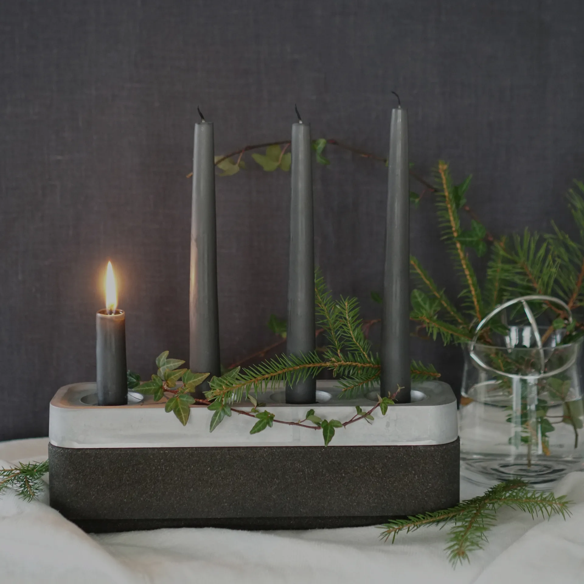 Naczynie na świecie podłużne polerowany, 8,5x29,5 cm Born In Sweden