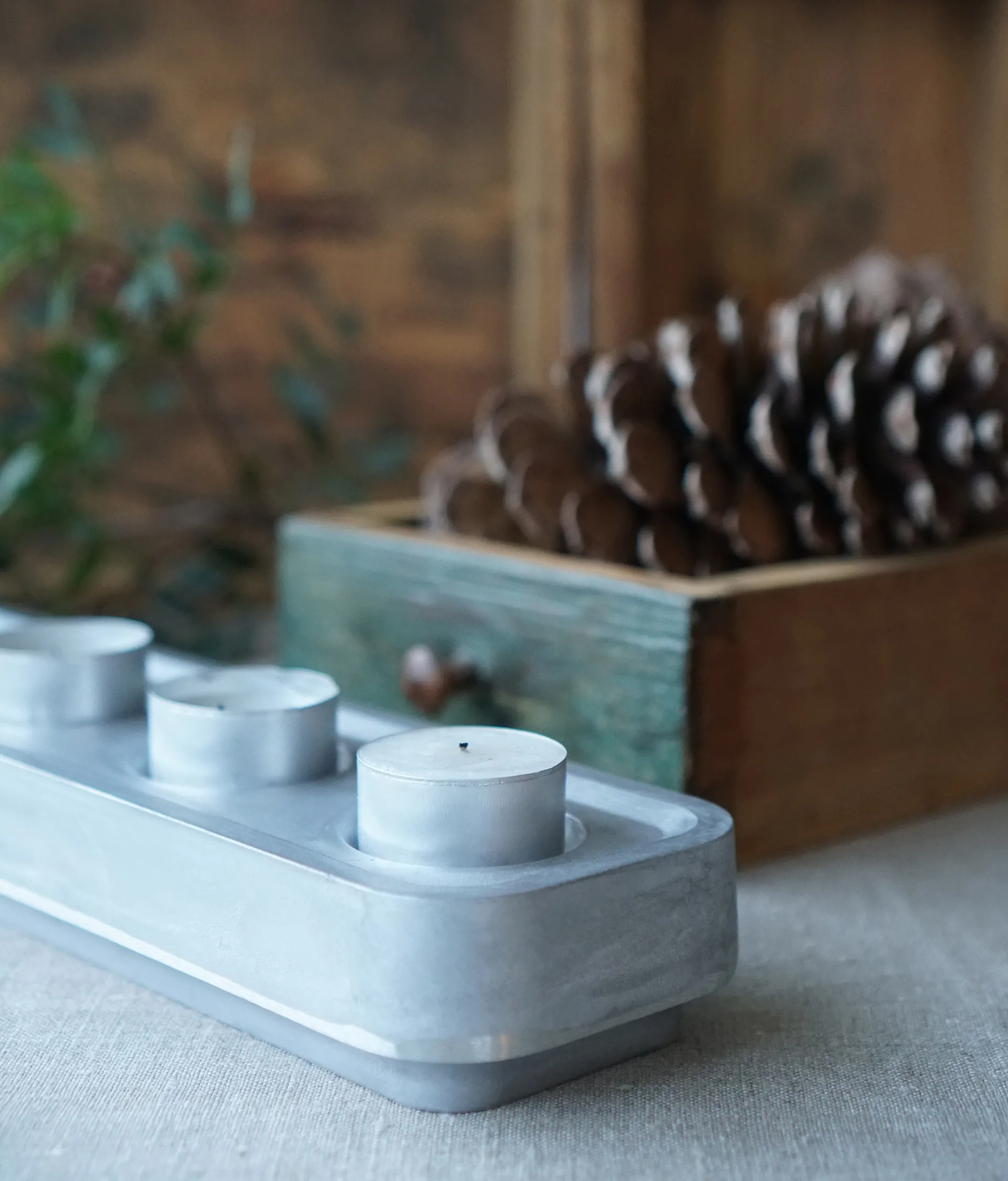 Naczynie na świecie podłużne polerowany, 8,5x29,5 cm Born In Sweden