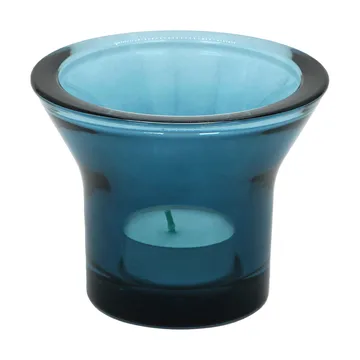 Świecznik Lumi Ø10 cm - Petrolowy niebieski - Born In Sweden