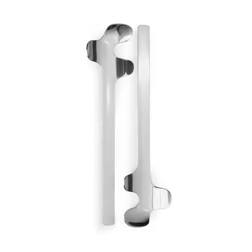 Sztućce do sałatek Leaf - Polished Steel - Born In Sweden