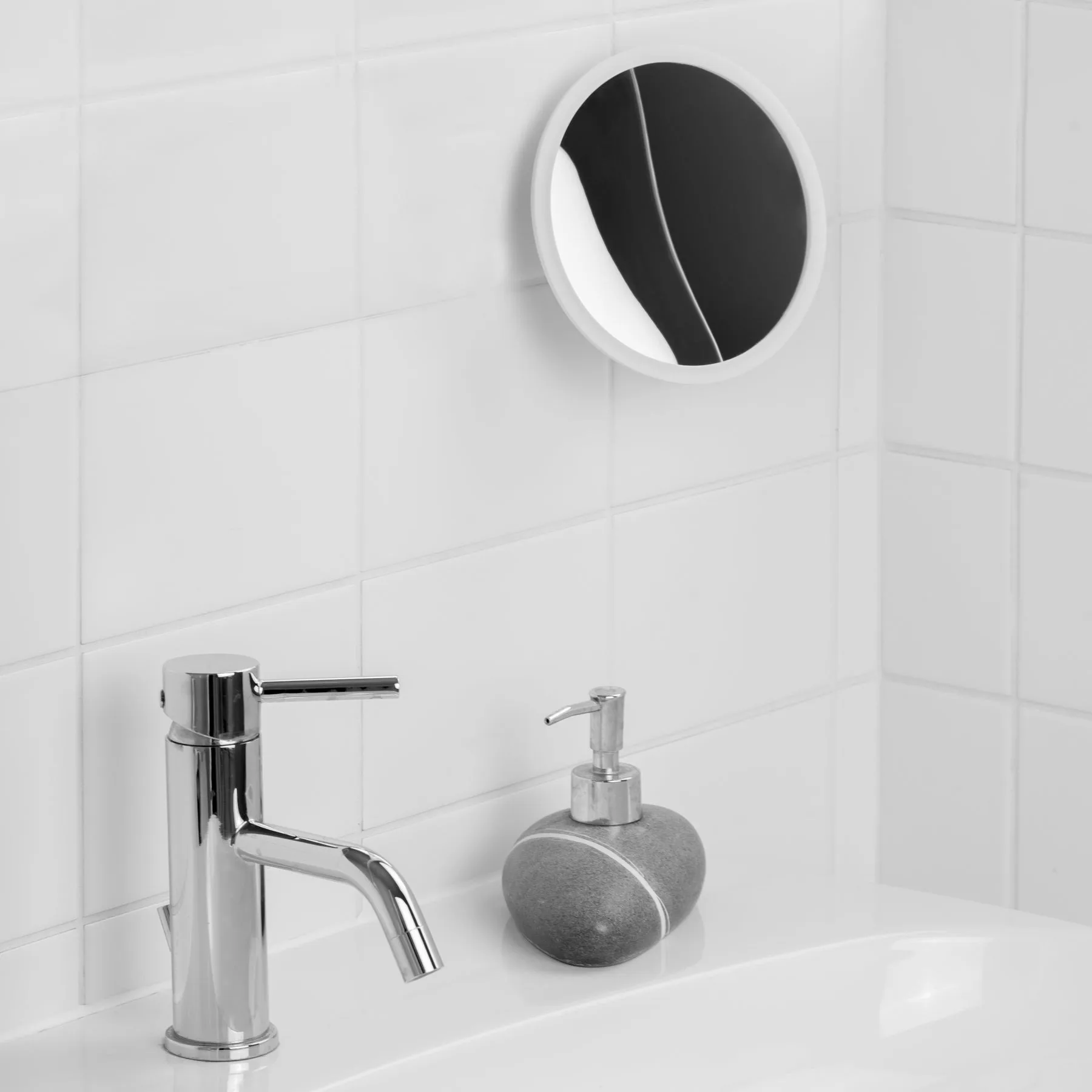 AirMirror lusterko kosmetyczne x10 odczepiany z przyssawką, Ø16,5 cm Bosign