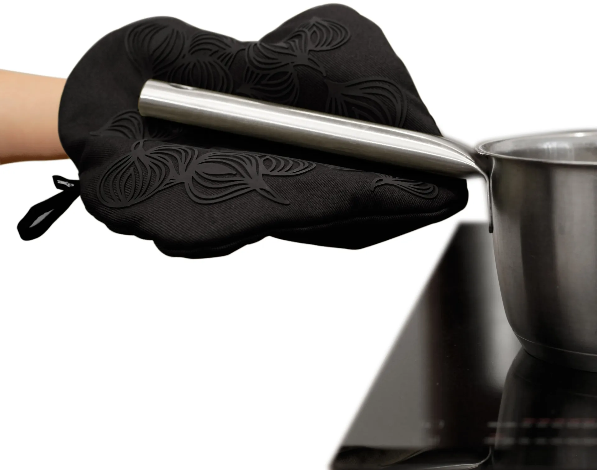 Łapka do garnków z kieszenią Bosign non-slip , Czarny Bosign