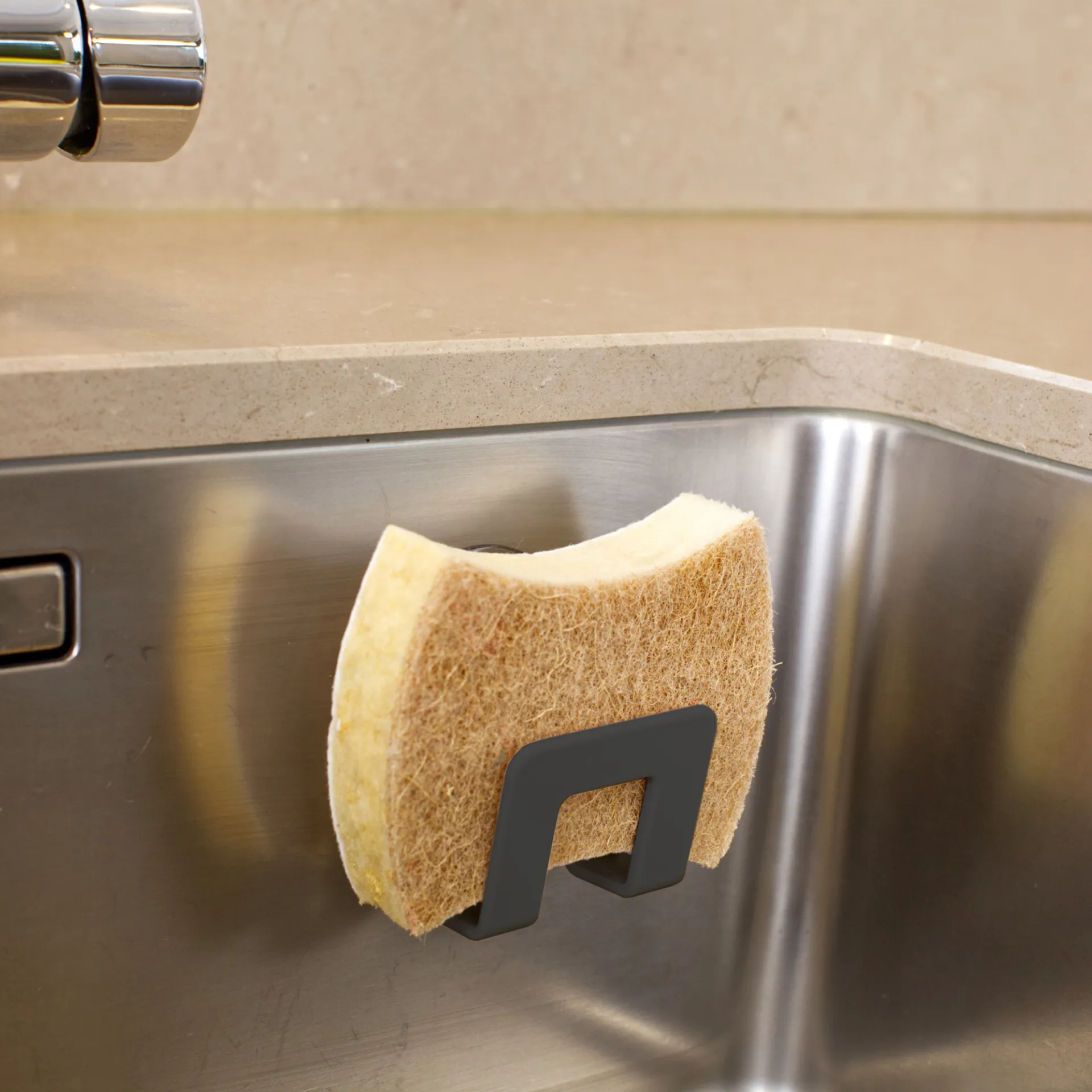 Bosign uchwyt na ściereczkę do naczyń z przyssawką, Grafitowy szary Bosign