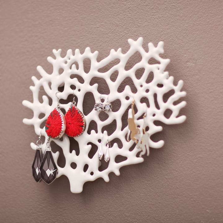 Coral wieszak na biżuterię - Biały - Bosign