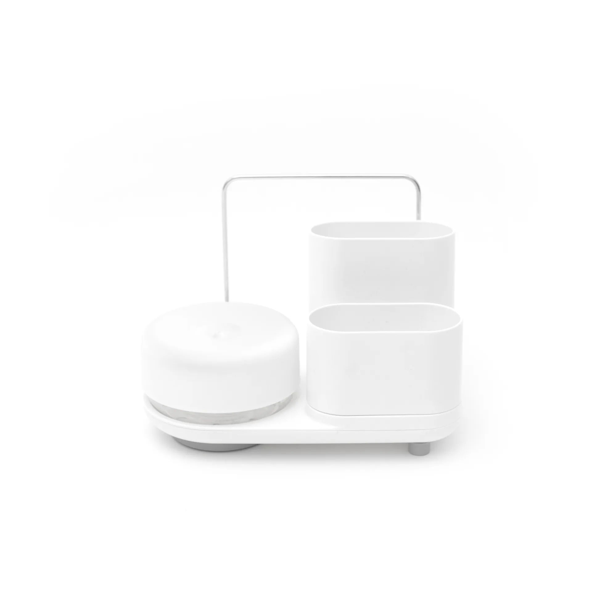 Dozownik do płynu do naczyń z miejscem do przechowywania Do-Dish Caddy PLUS, Biały Bosign