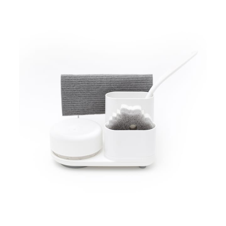 Dozownik do płynu do naczyń z miejscem do przechowywania Do-Dish Caddy PLUS, Biały Bosign