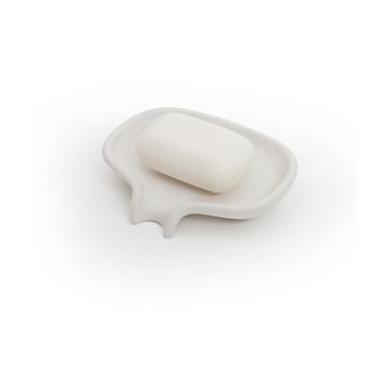 Mydelniczka z odpływem Soap Saver Flow beton - Biały - Bosign
