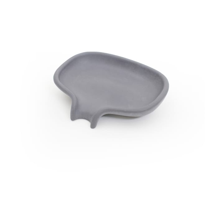 Mydelniczka z odpływem Soap Saver Flow beton, Szary Bosign