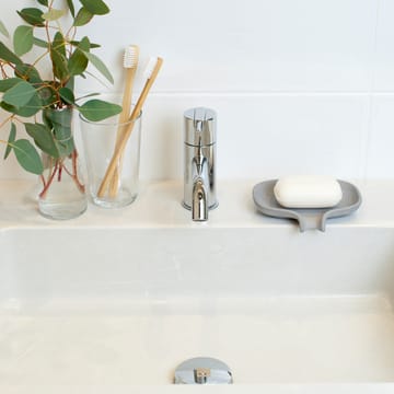 Mydelniczka z odpływem Soap Saver Flow beton - Szary - Bosign