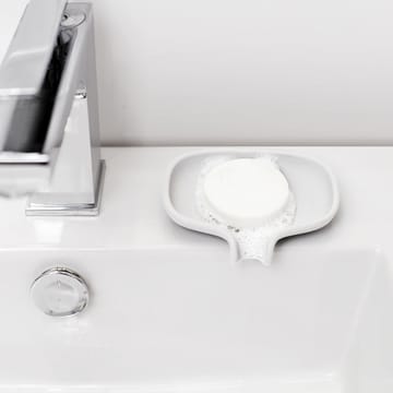 Mydelniczka z odpływem Soap Saver Flow small - Biały - Bosign