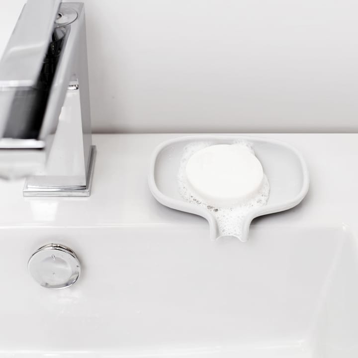 Mydelniczka z odpływem Soap Saver Flow small, Biały Bosign