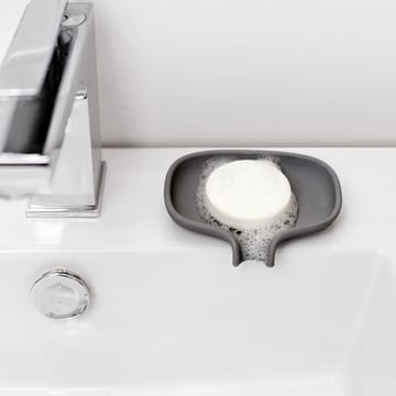Mydelniczka z odpływem Soap Saver Flow small - Grafitowy szary - Bosign