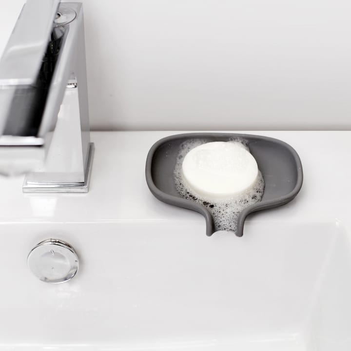 Mydelniczka z odpływem Soap Saver Flow small, Grafitowy szary Bosign