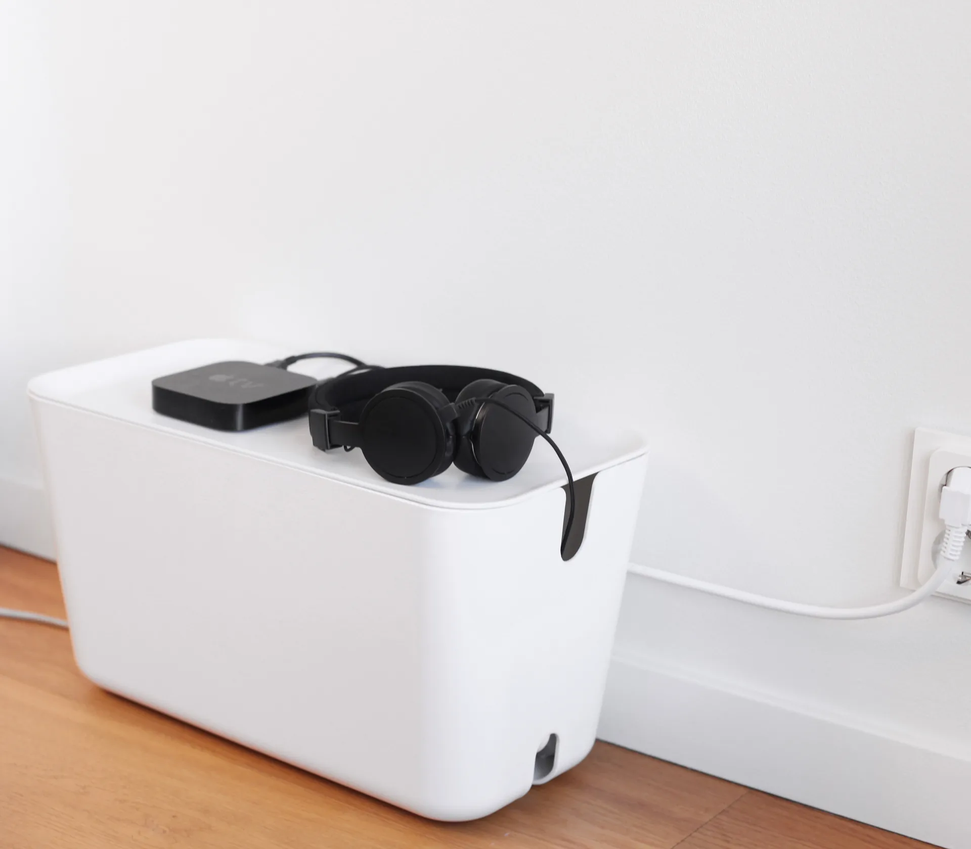 Organizator kabli XXL, Biało-biały Bosign