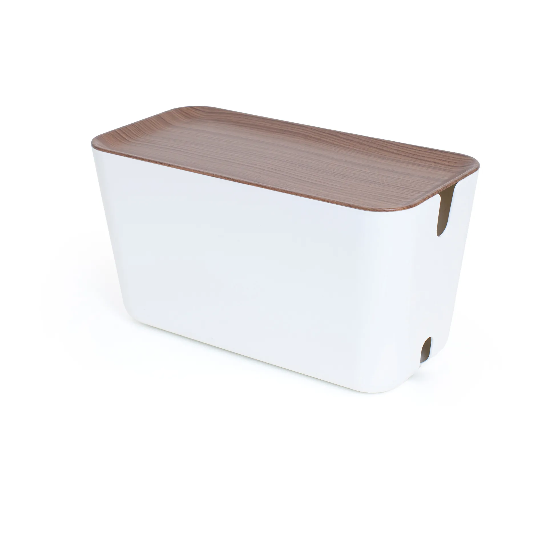 Organizator kabli XXL, Ciemne drewno Bosign