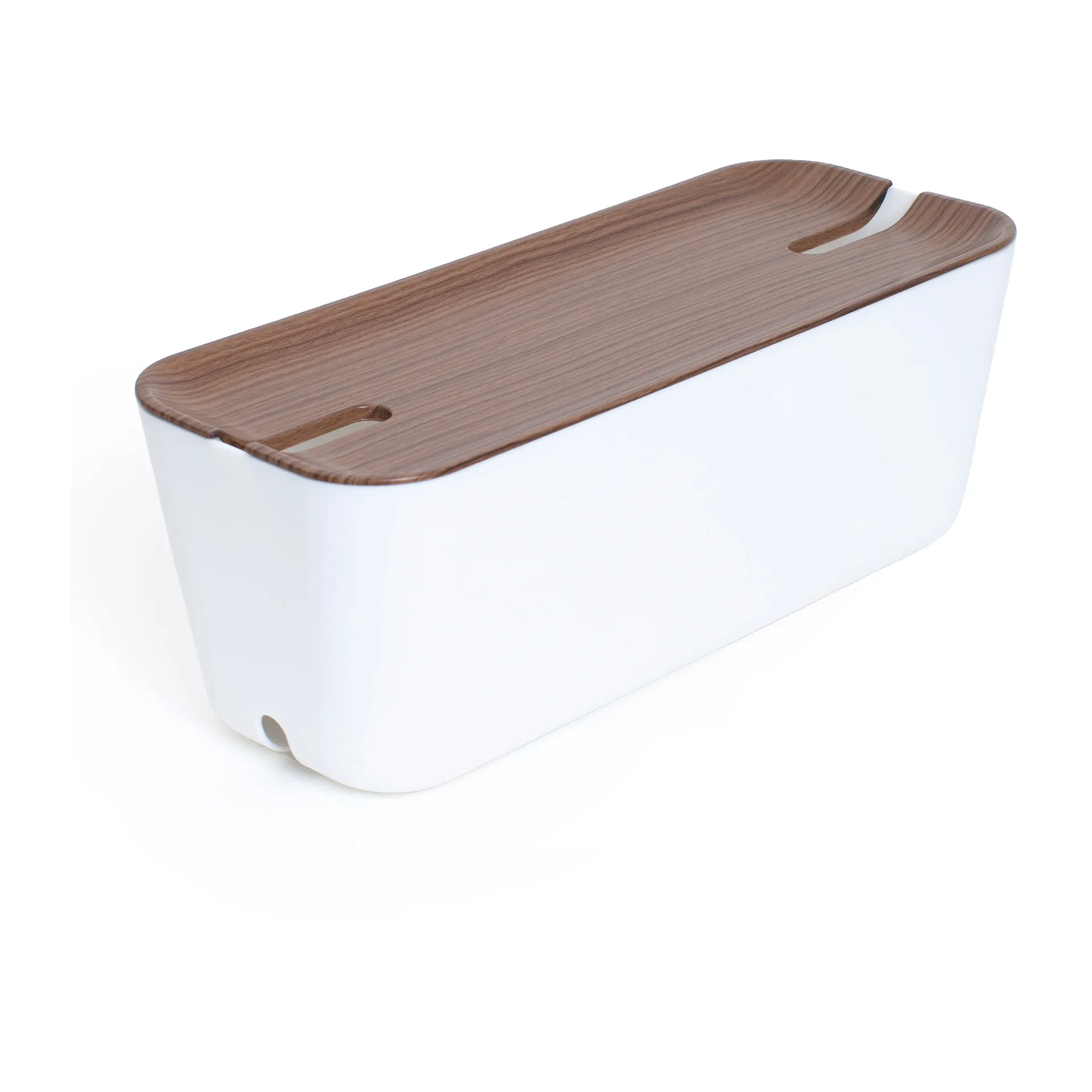 Organizer na kable Hideaway XL, Ciemne drewno Bosign