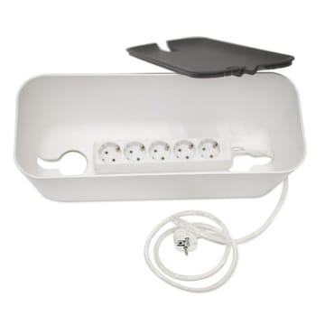 Organizer na kable Hideaway XL - szara pokrywka - Bosign