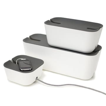 Organizer na kable Hideaway XL - szara pokrywka - Bosign