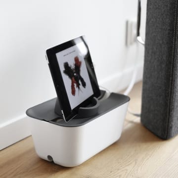 Organizer na kable Hideaway XL - szara pokrywka - Bosign