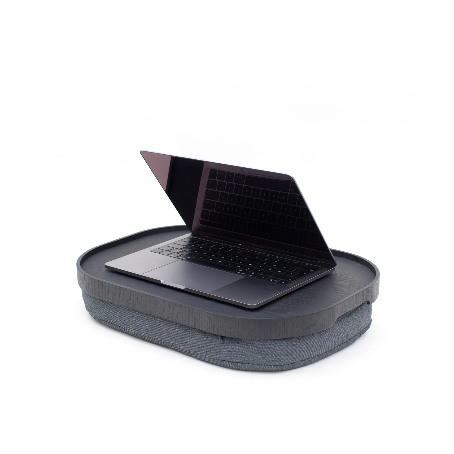 Podkładka na kolana CurveLine™ anti-slip 47x34 cm, Czarny wiklina-szary Bosign