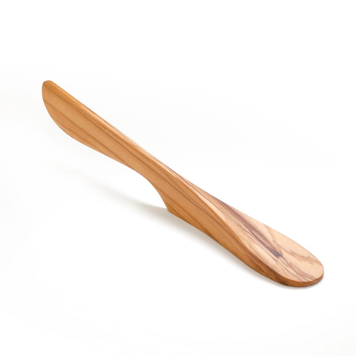 Samodzielnie stojący nóż do masła duży drewno - Drewno oliwne - Bosign