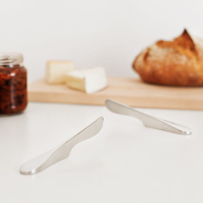 Samodzielny nóż do masła duży - nierdzewny - Bosign