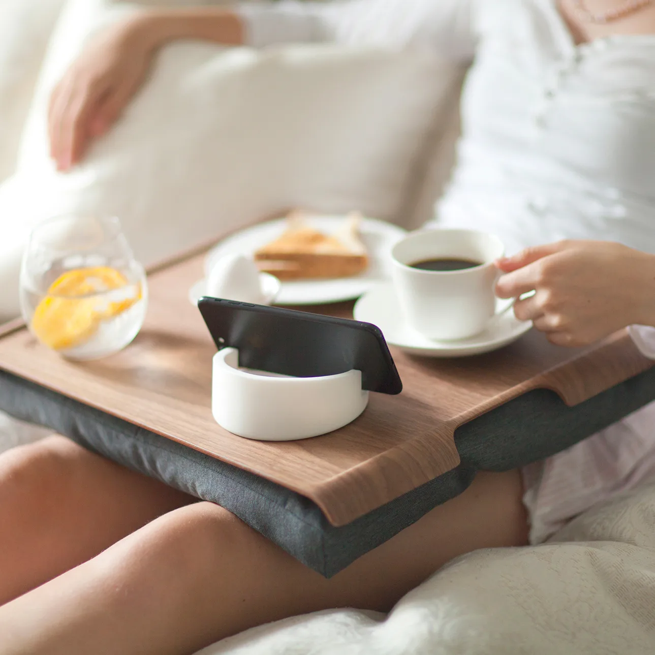 Taca na kolana Bosign, Szary-orzechowy Bosign