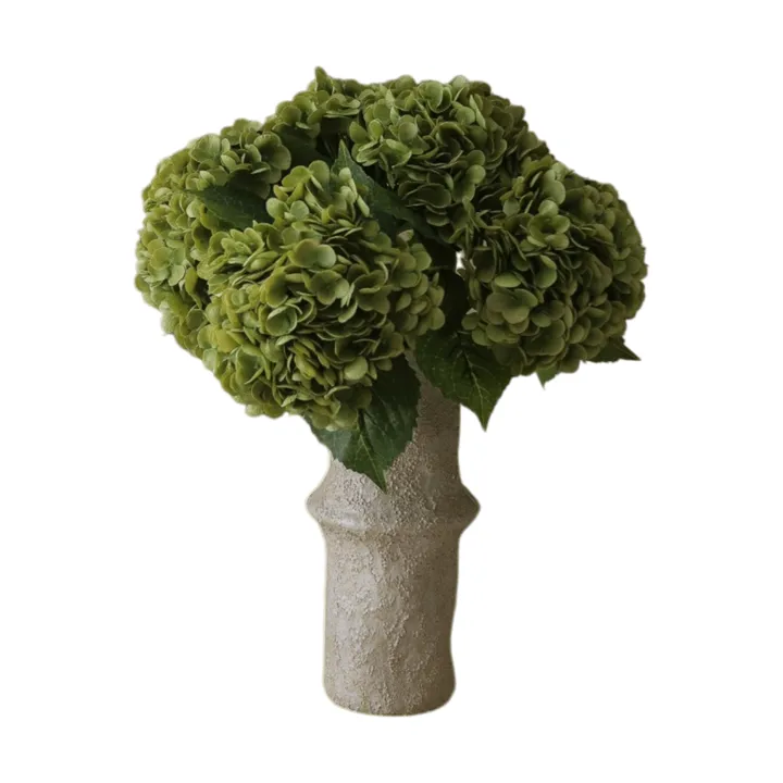 Bukiet sztucznych hortensji - Moss green, 51 cm, 6 szt. - Botané