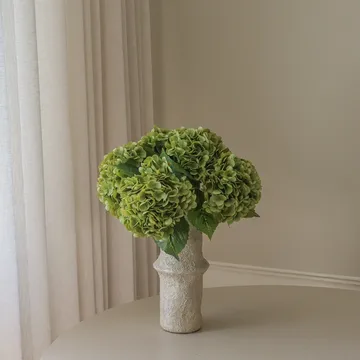 Bukiet sztucznych hortensji - Moss green, 51 cm, 6 szt. - Botané