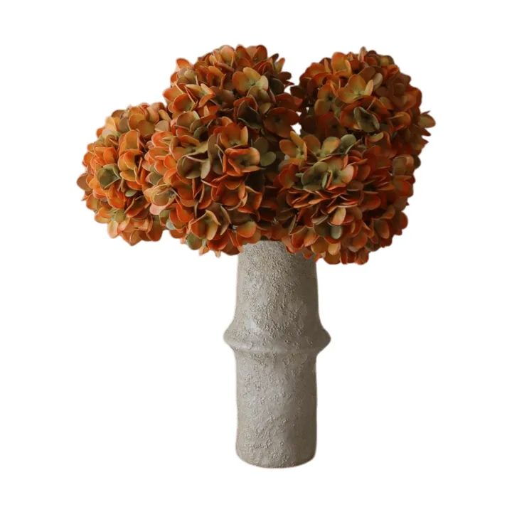Bukiet sztucznych hortensji - Orange, 60 cm, 6 szt. - Botané
