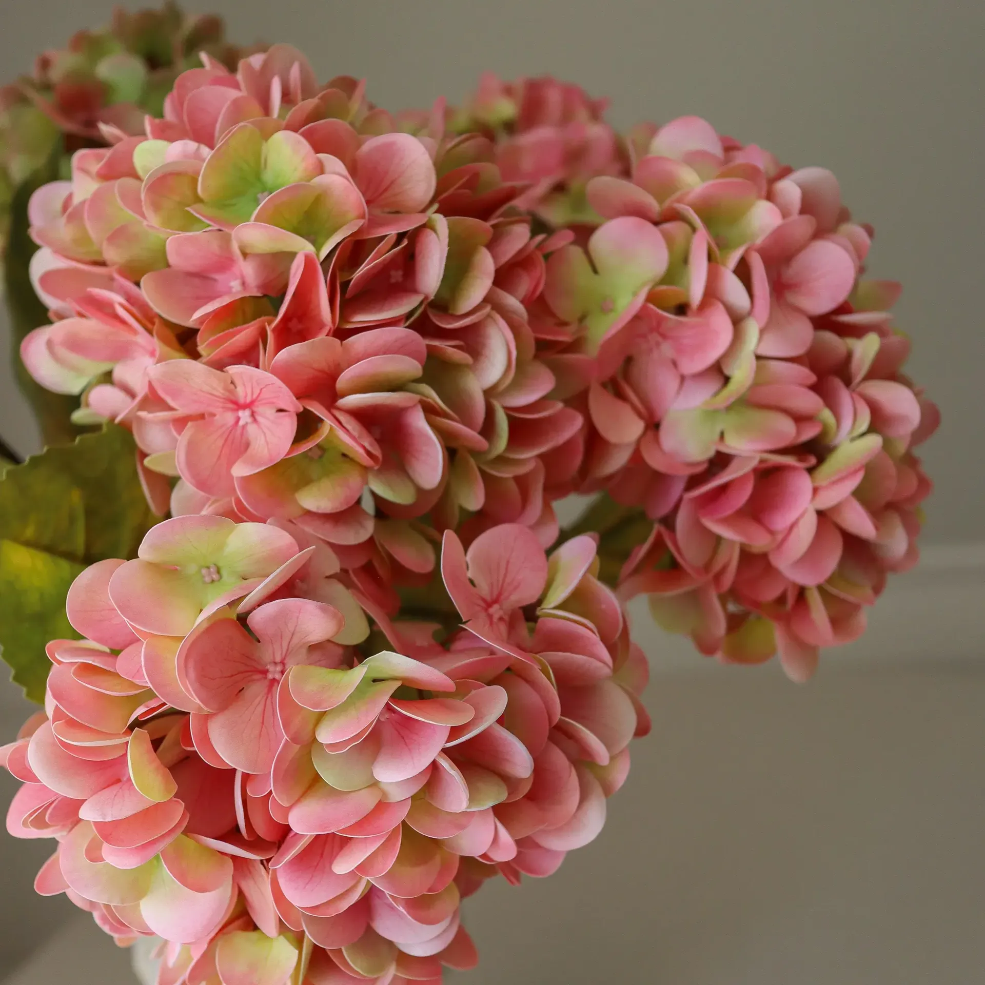 Bukiet sztucznych hortensji, Soft pink, 60 cm, 5 szt. Botané