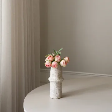 Bukiet sztucznych róż - Mini, jasnoróżowy, 10 szt. - Botané