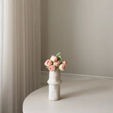 Bukiet sztucznych róż - Mini, jasnoróżowy, 10 szt. - Botané