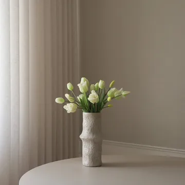 Bukiet sztucznych tulipanów mix - Biały, 20 szt. - Botané